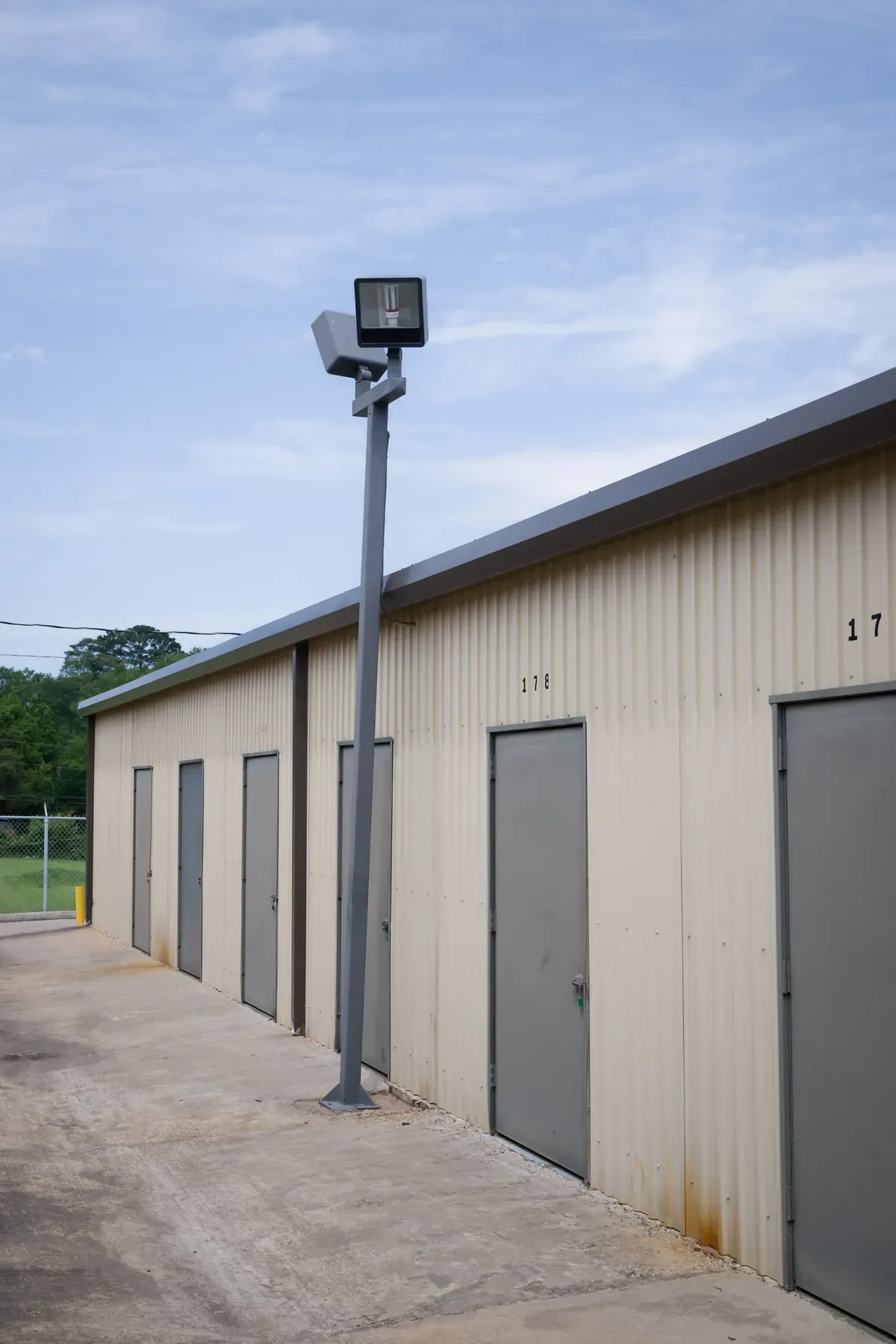 Outside light KO Storage of Ruston, Louisiana